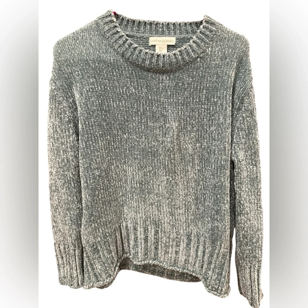 NWOT! Cynthia Rowley Blue Women's Crew Neck Sweater